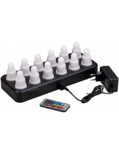 Set Led Recargable Multicolor (12 Uds)